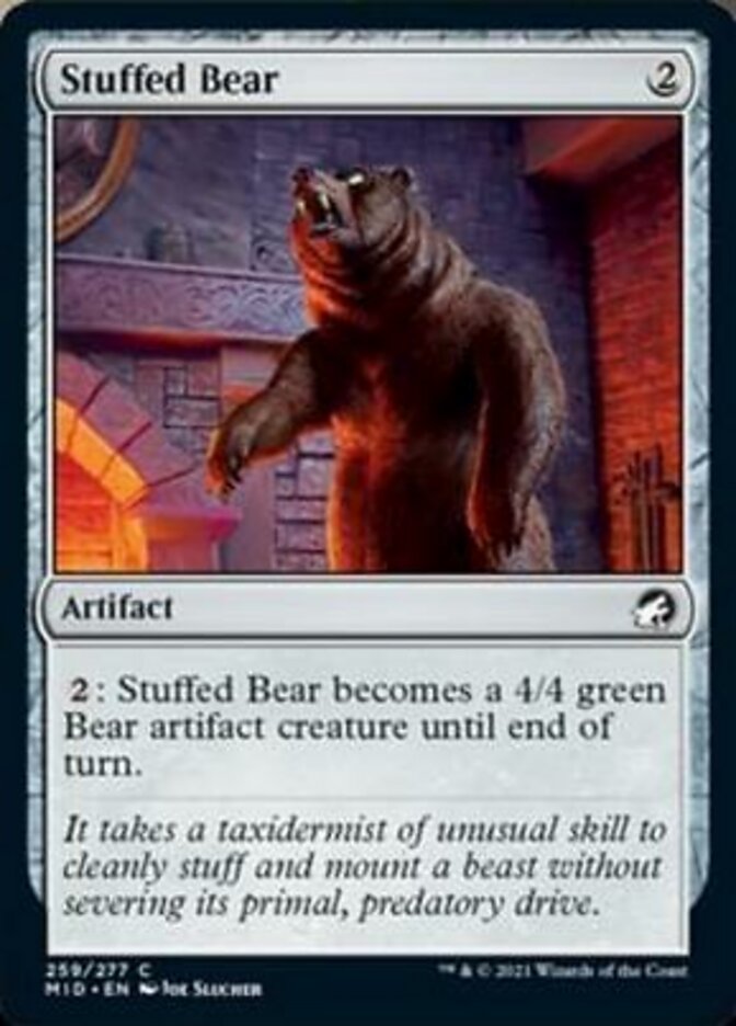 Stuffed Bear [Innistrad: Midnight Hunt] | Fandemonia Ltd