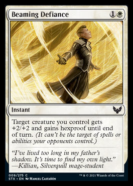 Beaming Defiance [Strixhaven: School of Mages] | Fandemonia Ltd