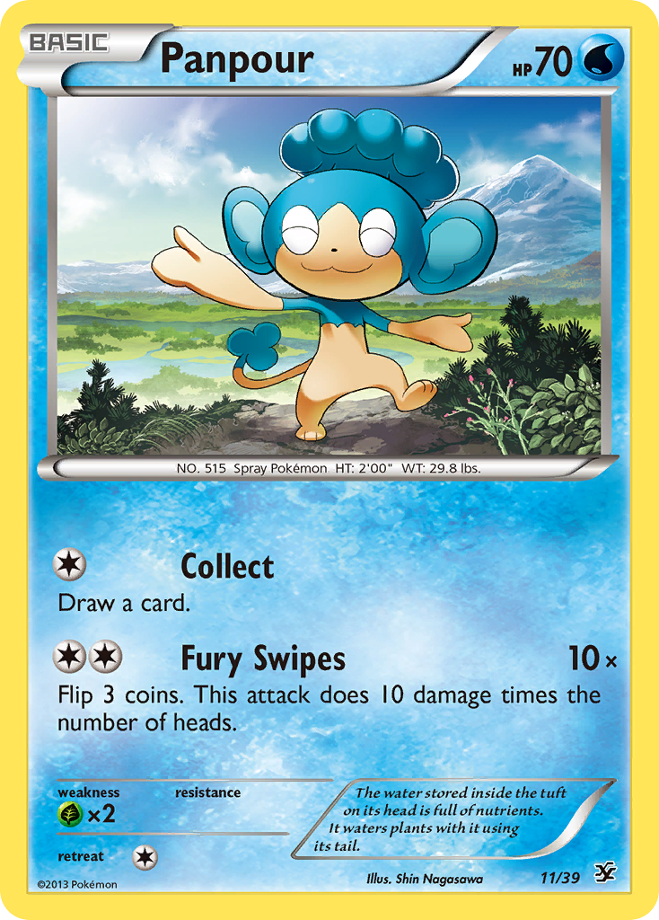 Panpour (11/39) [XY: Kalos Starter Set] | Fandemonia Ltd