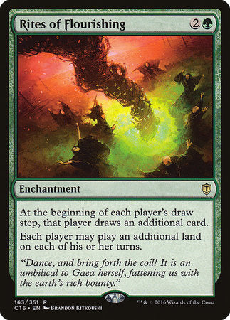 Rites of Flourishing [Commander 2016] | Fandemonia Ltd