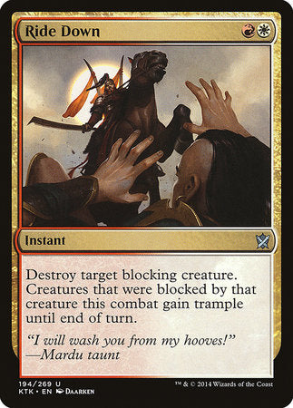 Ride Down [Khans of Tarkir] | Fandemonia Ltd