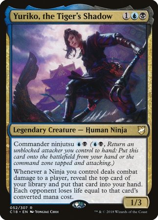 Yuriko, the Tiger's Shadow [Commander 2018] | Fandemonia Ltd