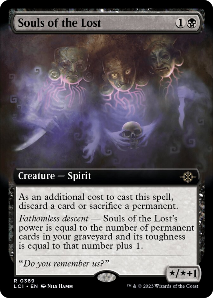 Souls of the Lost (Extended Art) [The Lost Caverns of Ixalan] | Fandemonia Ltd