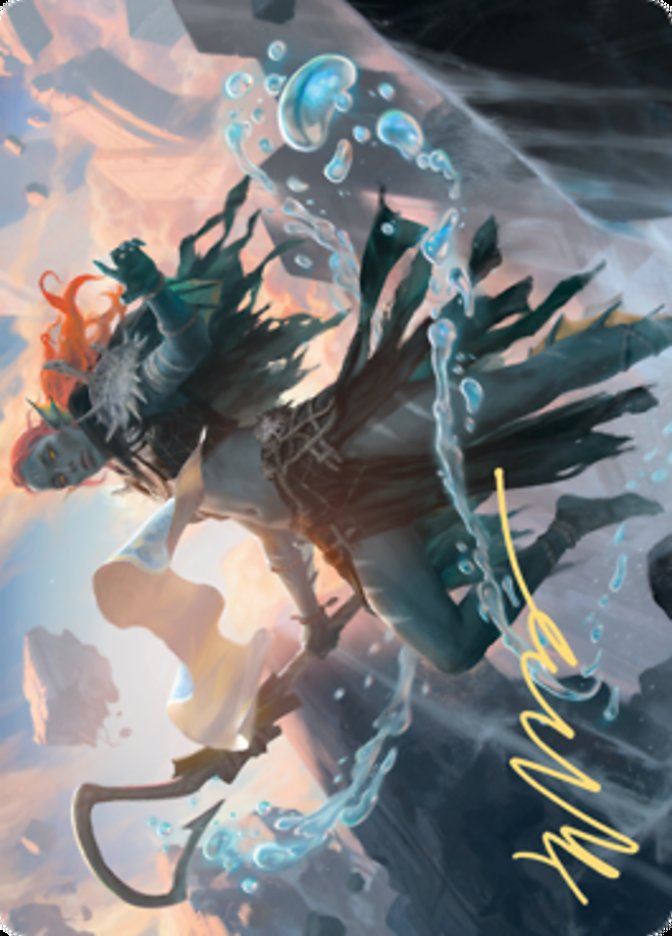 Expedition Diviner Art Card (Gold-Stamped Signature) [Zendikar Rising Art Series] | Fandemonia Ltd