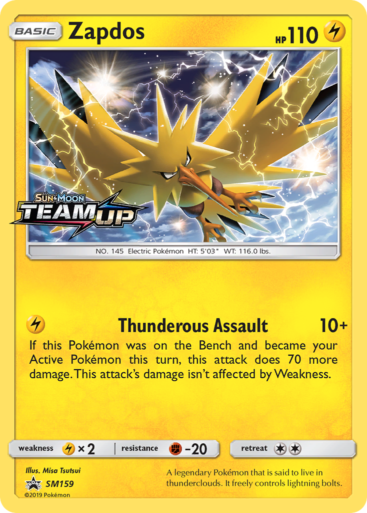 Zapdos (SM159) [Sun & Moon: Black Star Promos] | Fandemonia Ltd