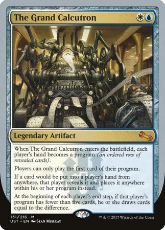 The Grand Calcutron [Unstable] | Fandemonia Ltd