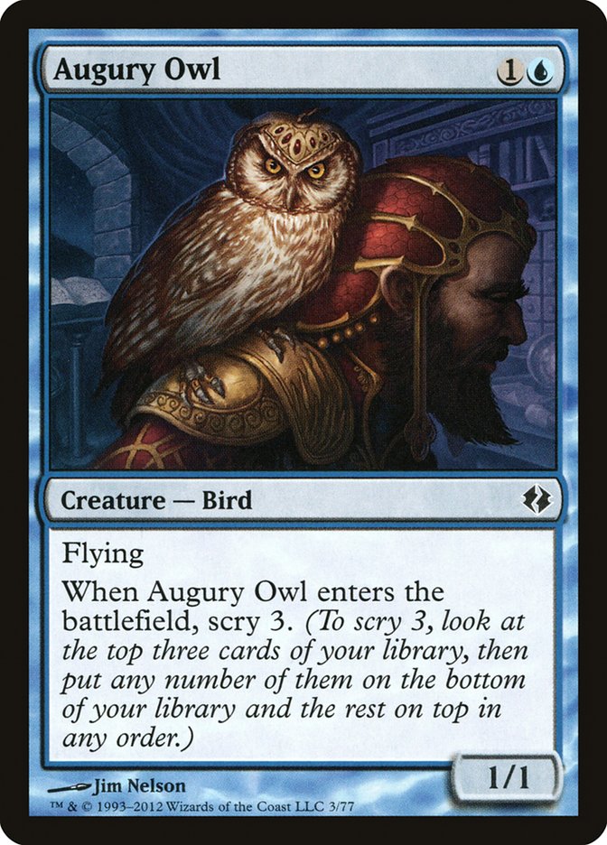 Augury Owl [Duel Decks: Venser vs. Koth] | Fandemonia Ltd