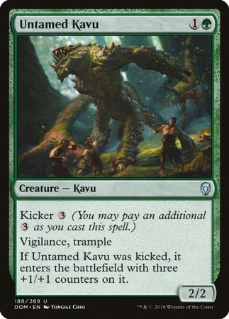Untamed Kavu [Dominaria] | Fandemonia Ltd