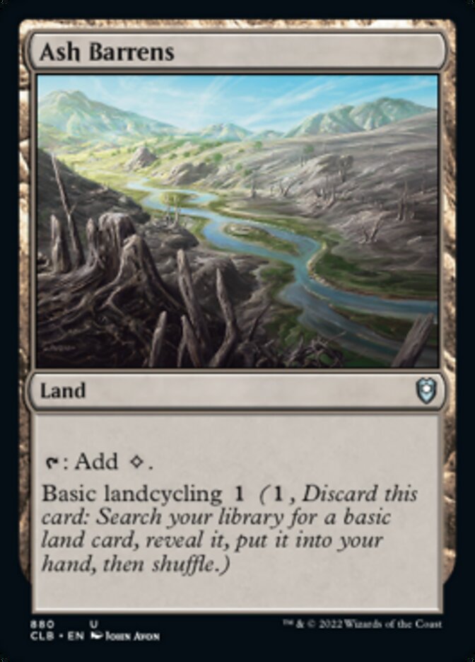 Ash Barrens [Commander Legends: Battle for Baldur's Gate] | Fandemonia Ltd