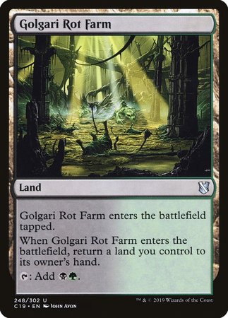 Golgari Rot Farm [Commander 2019] | Fandemonia Ltd
