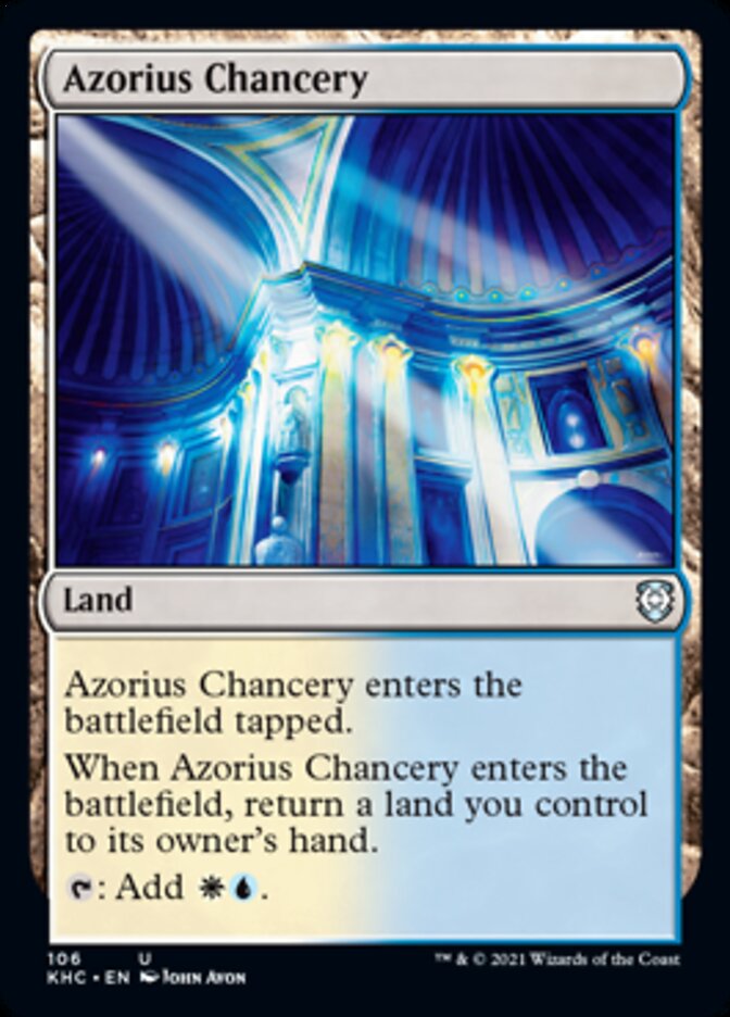 Azorius Chancery [Kaldheim Commander] | Fandemonia Ltd