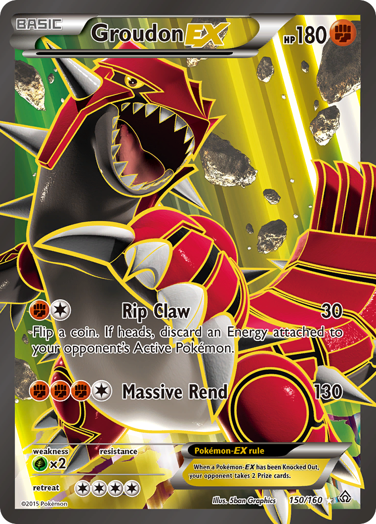 Groudon EX (150/160) [XY: Primal Clash] | Fandemonia Ltd