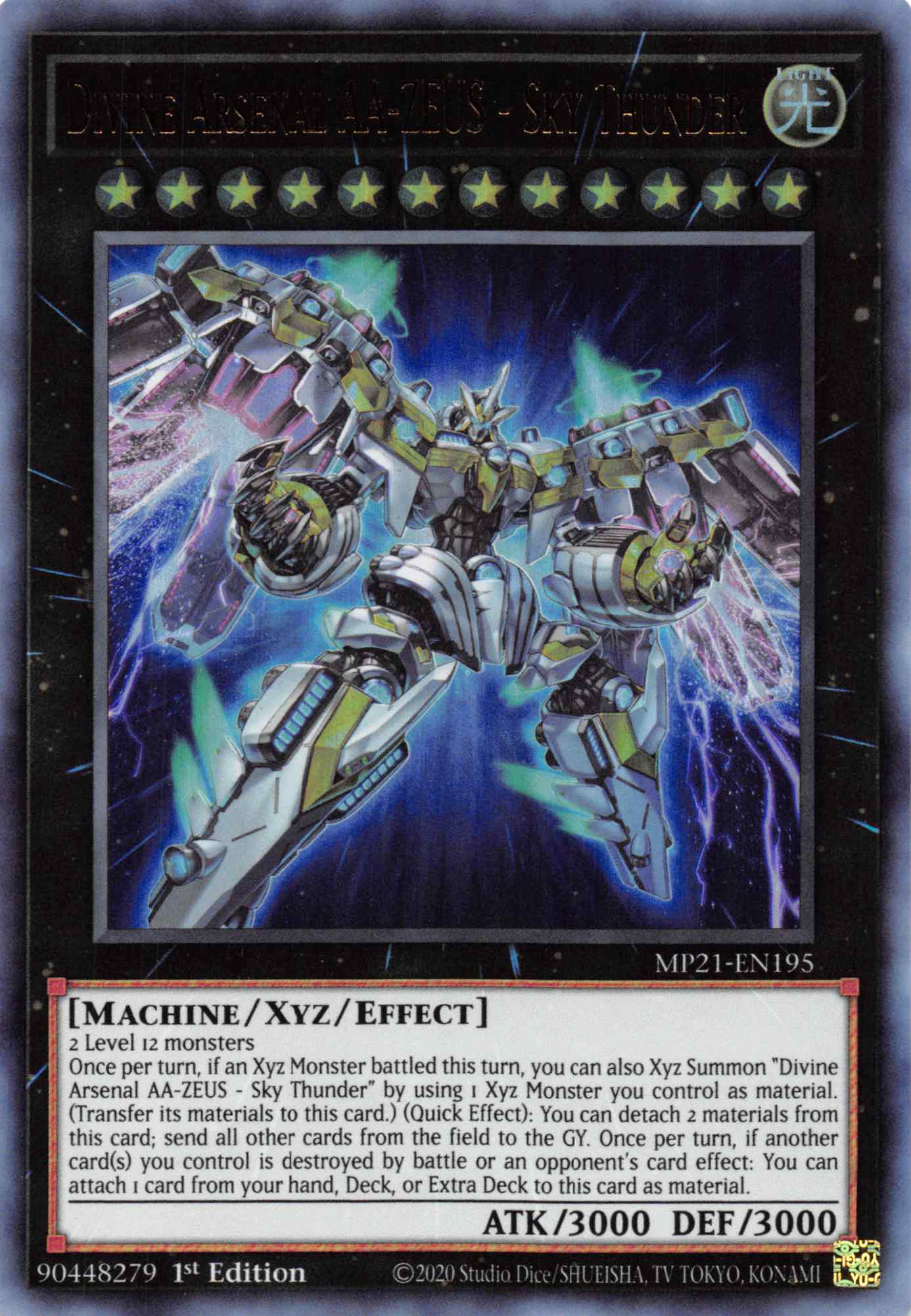 Divine Arsenal AA-ZEUS - Sky Thunder [MP21-EN195] Ultra Rare | Fandemonia Ltd
