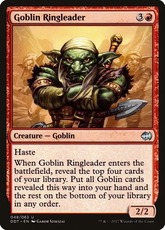 Goblin Ringleader [Duel Decks: Merfolk vs. Goblins] | Fandemonia Ltd