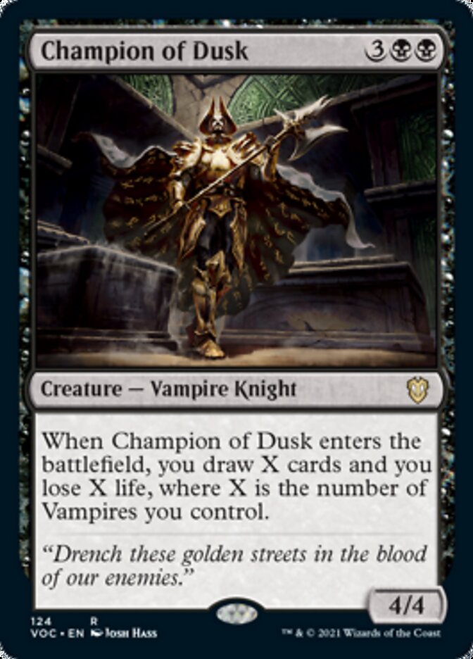 Champion of Dusk [Innistrad: Crimson Vow Commander] | Fandemonia Ltd