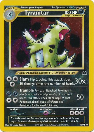 Tyranitar (12/75) [Neo Discovery Unlimited] | Fandemonia Ltd