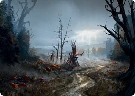 Overgrown Farmland Art Card [Innistrad: Midnight Hunt Art Series] | Fandemonia Ltd