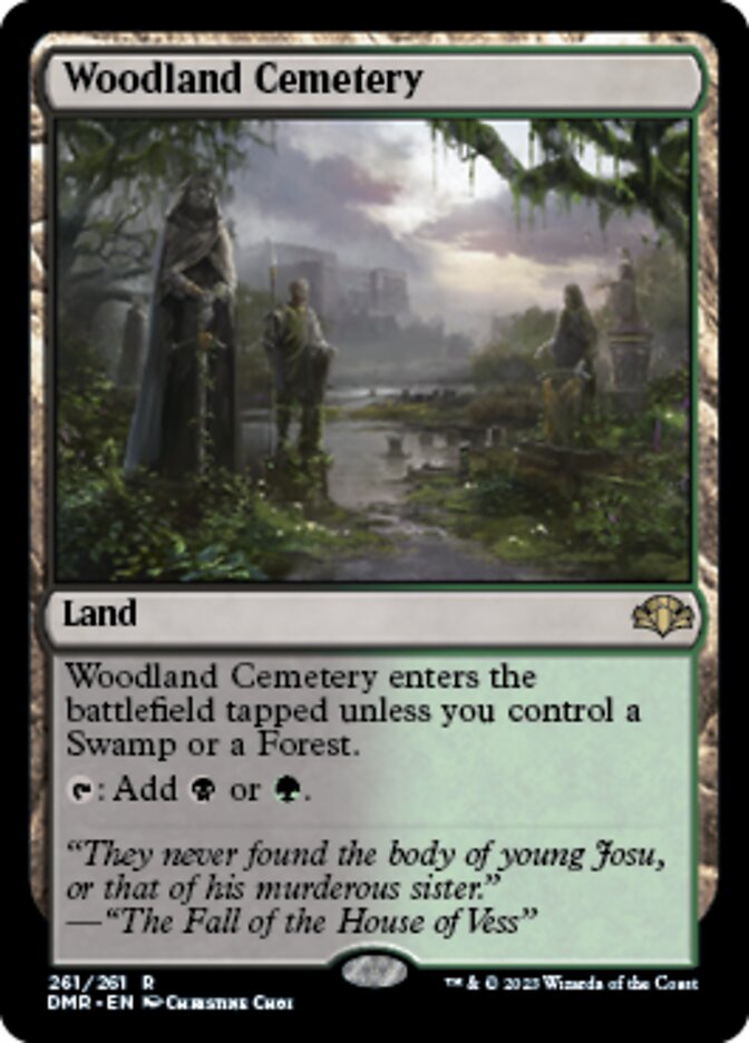 Woodland Cemetery [Dominaria Remastered] | Fandemonia Ltd