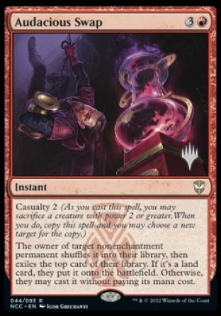 Audacious Swap (Promo Pack) [Streets of New Capenna Commander Promos] | Fandemonia Ltd
