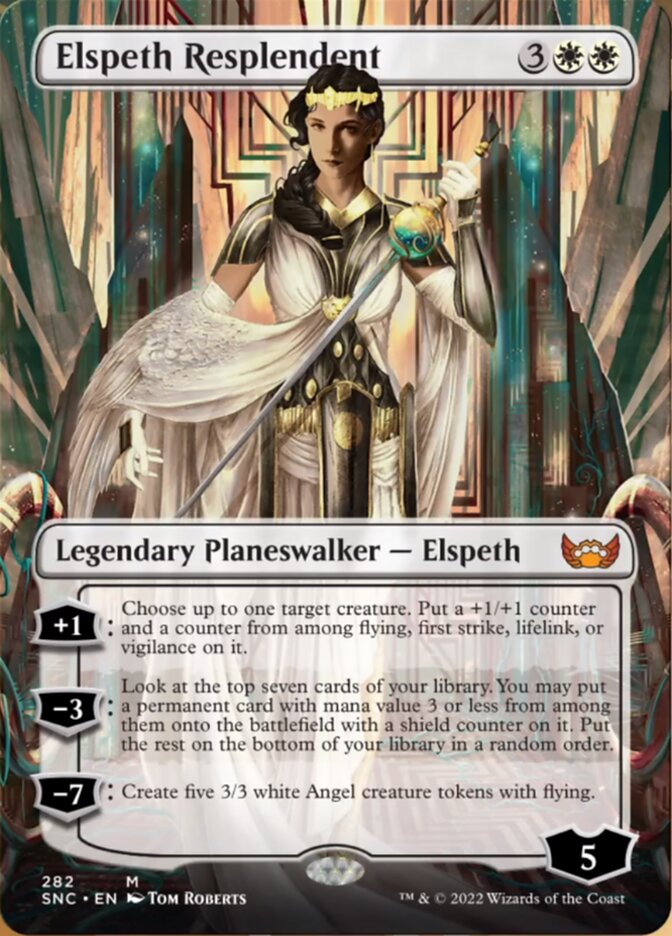 Elspeth Resplendent (Borderless) [Streets of New Capenna] | Fandemonia Ltd