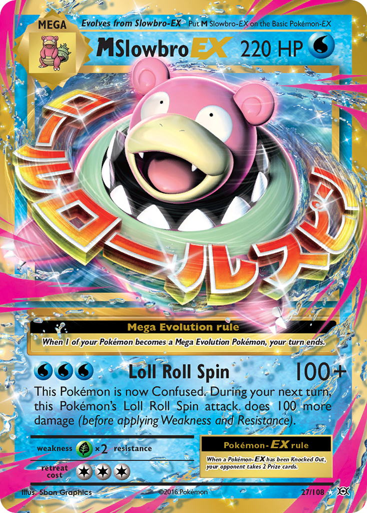 M Slowbro EX (27/108) [XY: Evolutions] | Fandemonia Ltd