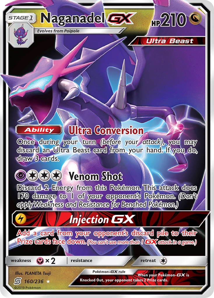 Naganadel GX (160/236) [Sun & Moon: Unified Minds] | Fandemonia Ltd