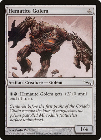 Hematite Golem [Mirrodin] | Fandemonia Ltd