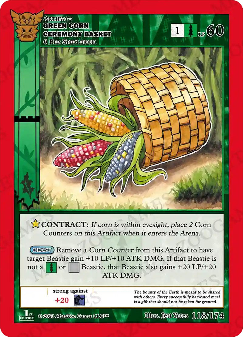 Green Corn Ceremony Basket [Native: First Edition] | Fandemonia Ltd