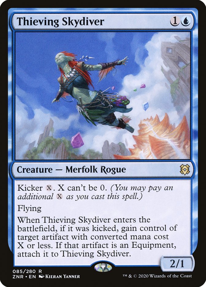 Thieving Skydiver [Zendikar Rising] | Fandemonia Ltd