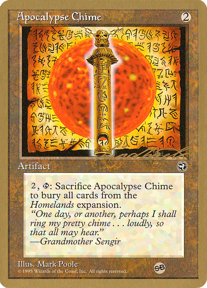 Apocalypse Chime (Leon Lindback) (SB) [Pro Tour Collector Set] | Fandemonia Ltd