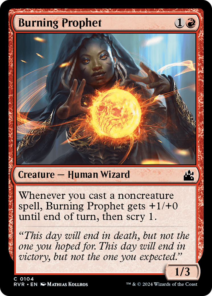 Burning Prophet [Ravnica Remastered] | Fandemonia Ltd