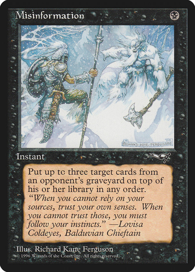 Misinformation [Alliances] | Fandemonia Ltd