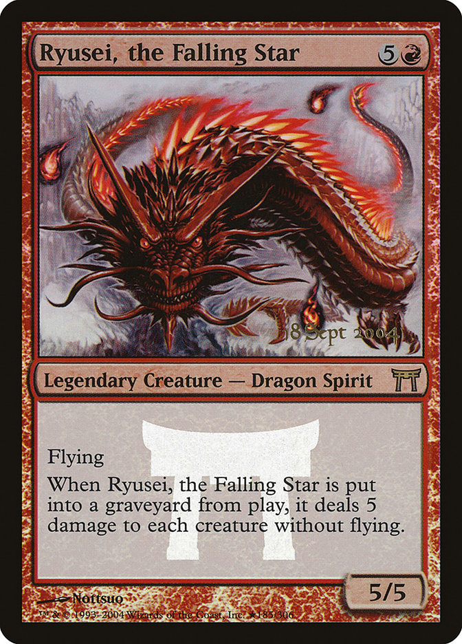 Ryusei, the Falling Star [Champions of Kamigawa Promos] | Fandemonia Ltd