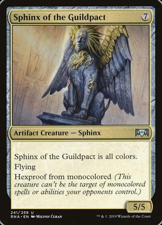 Sphinx of the Guildpact [Ravnica Allegiance] | Fandemonia Ltd