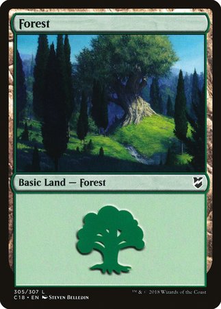 Forest (305) [Commander 2018] | Fandemonia Ltd
