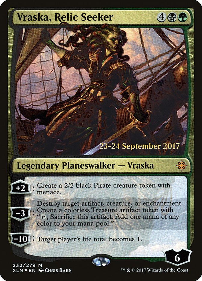 Vraska, Relic Seeker  [Ixalan Prerelease Promos] | Fandemonia Ltd