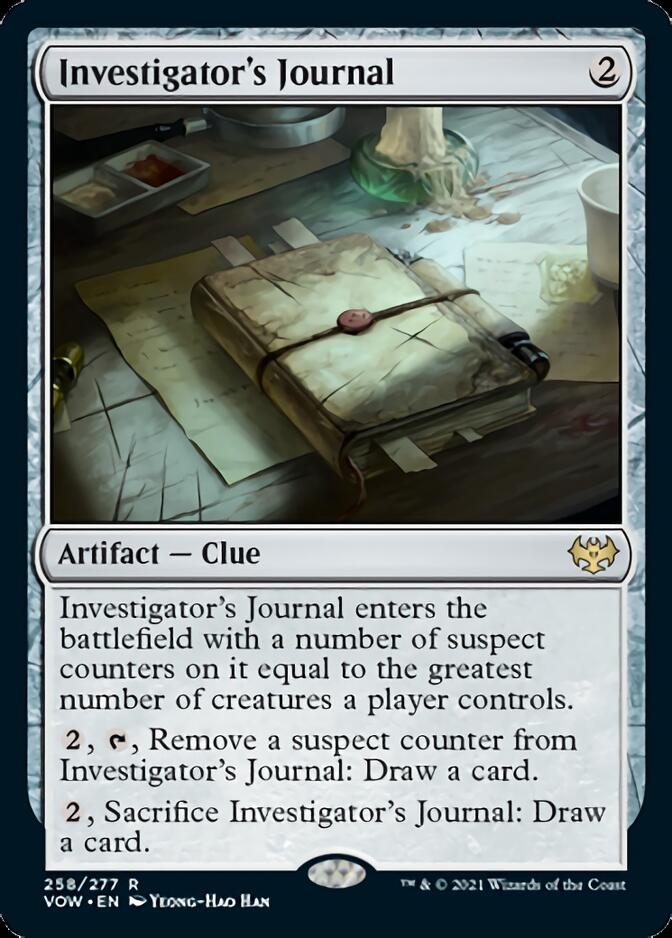 Investigator's Journal [Innistrad: Crimson Vow] | Fandemonia Ltd