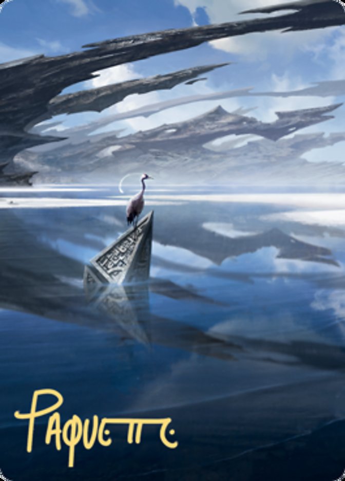 Seachrome Coast Art Card (Gold-Stamped Signature) [Zendikar Rising Art Series] | Fandemonia Ltd