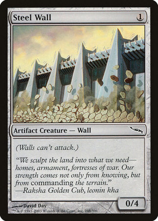 Steel Wall [Mirrodin] | Fandemonia Ltd
