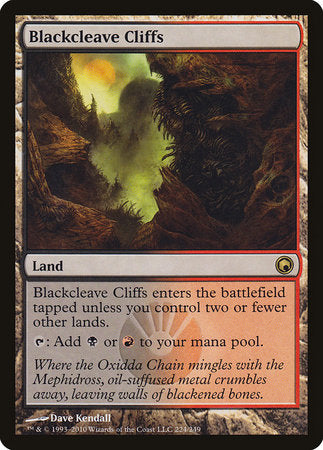 Blackcleave Cliffs [Scars of Mirrodin] | Fandemonia Ltd