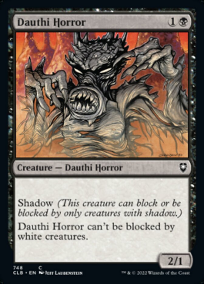 Dauthi Horror [Commander Legends: Battle for Baldur's Gate] | Fandemonia Ltd