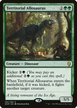 Territorial Allosaurus [Dominaria] | Fandemonia Ltd