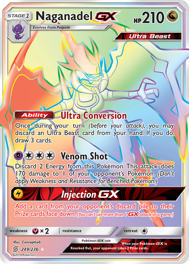 Naganadel GX (249/236) [Sun & Moon: Unified Minds] | Fandemonia Ltd