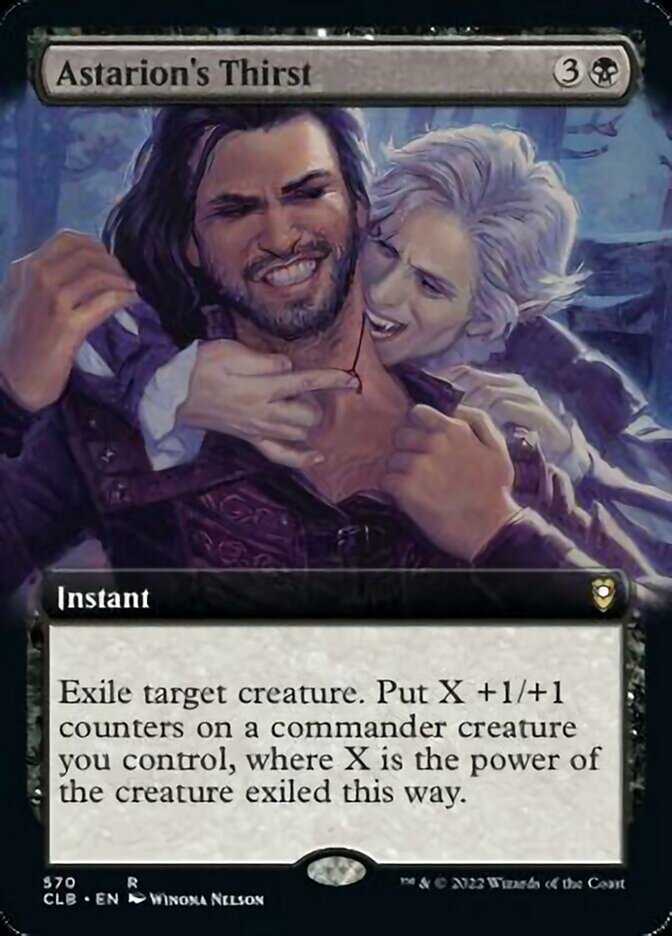 Astarion's Thirst (Extended Art) [Commander Legends: Battle for Baldur's Gate] | Fandemonia Ltd
