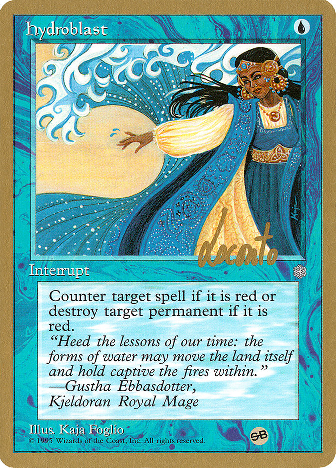 Hydroblast (Michael Loconto) (SB) [Pro Tour Collector Set] | Fandemonia Ltd