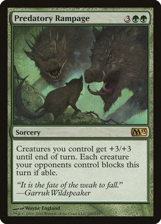 Predatory Rampage [Magic 2013] | Fandemonia Ltd