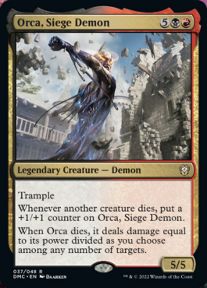 Orca, Siege Demon [Dominaria United Commander] | Fandemonia Ltd