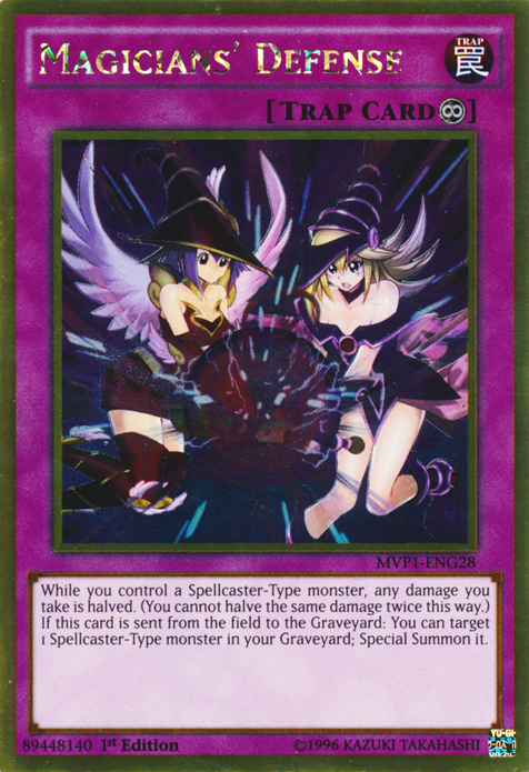 Magicians' Defense [MVP1-ENG28] Gold Rare | Fandemonia Ltd