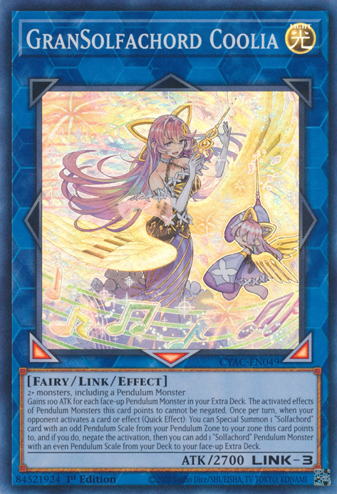 GranSolfachord Coolia [CYAC-EN049] Super Rare | Fandemonia Ltd