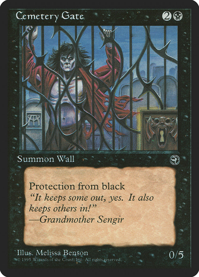 Cemetery Gate (Grandmother Sengir Flavor Text) [Homelands] | Fandemonia Ltd